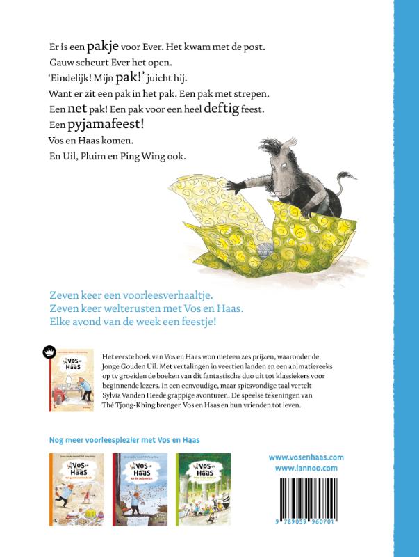 Achterkant van Het grote bedboek van Vos en Haas