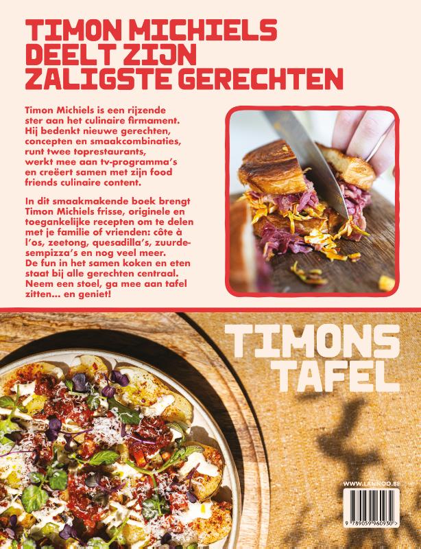 Achterkant van Timons tafel