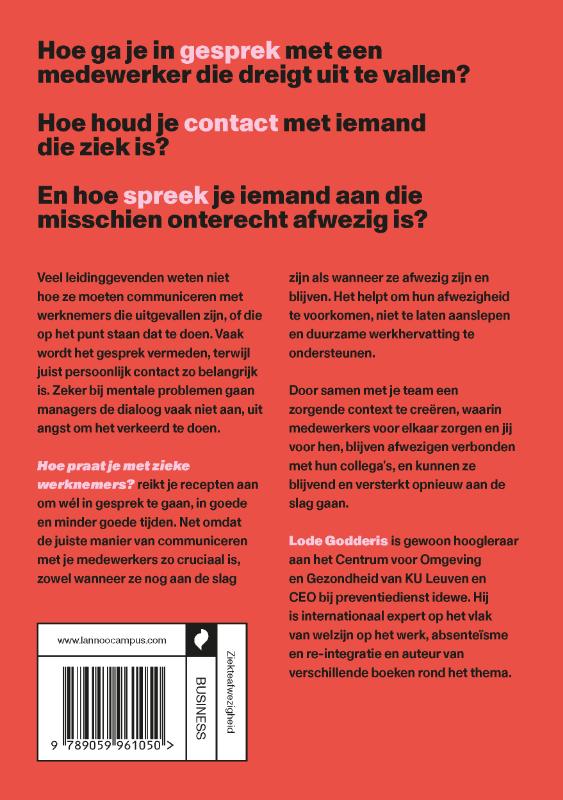 Achterkant van Hoe praat je met zieke werknemers?