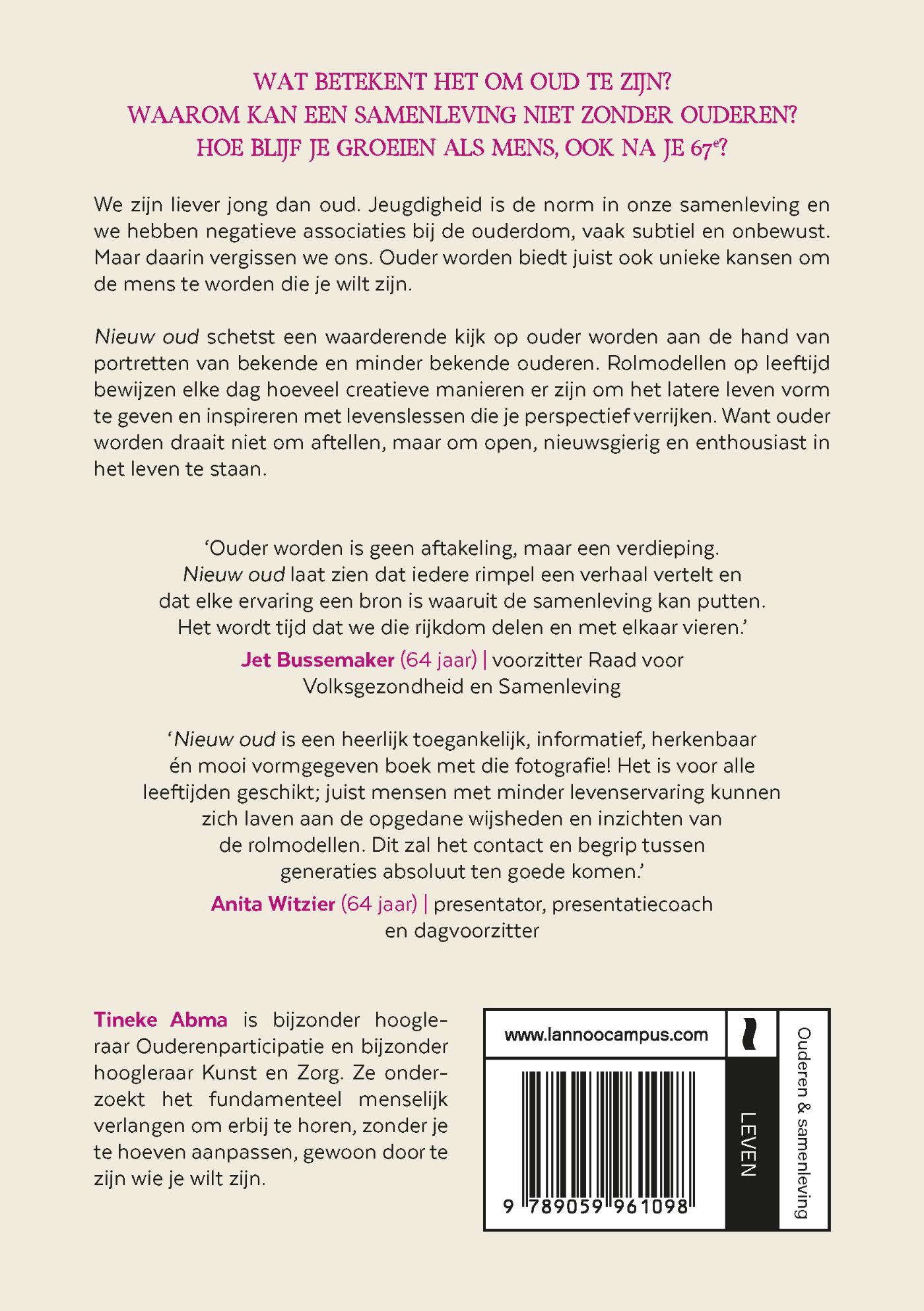 Achterkant van Nieuw oud
