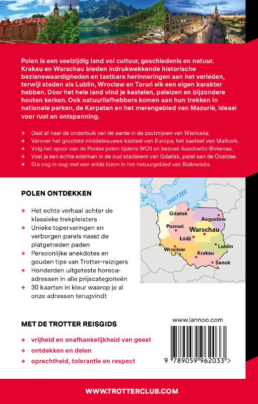 Achterkant van Polen