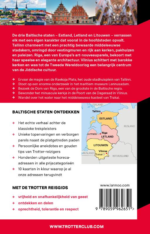 Achterkant van Baltische staten