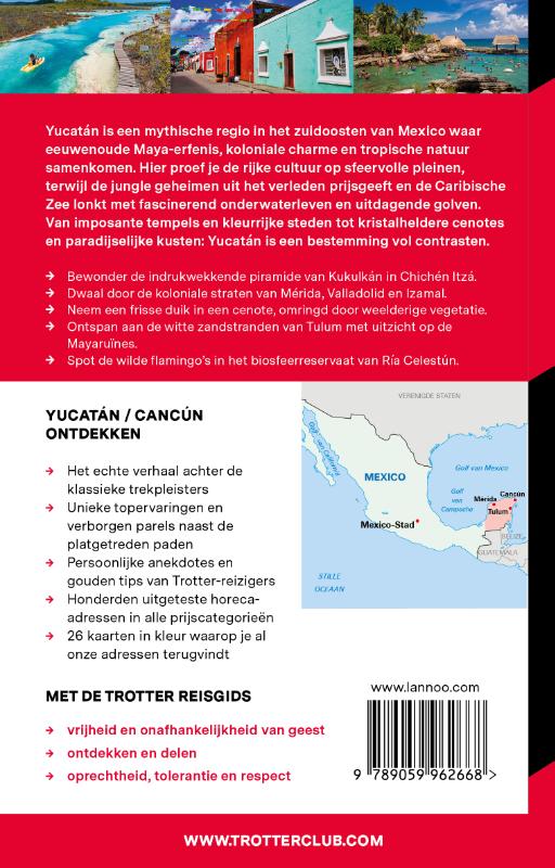Achterkant van Yucatán / Cancún