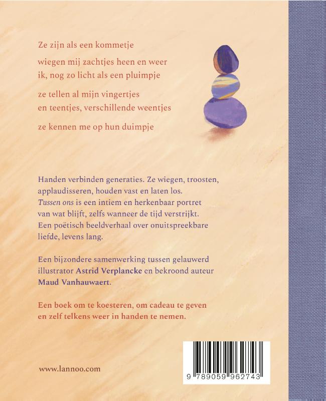 Achterkant van Tussen ons - Een klein handboek voor het leven