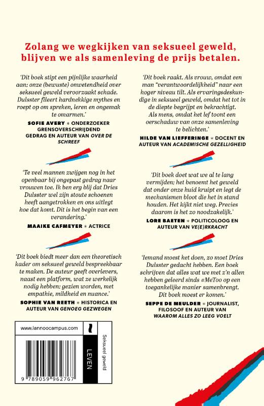 Achterkant van Wat we niet willen weten over seksueel geweld
