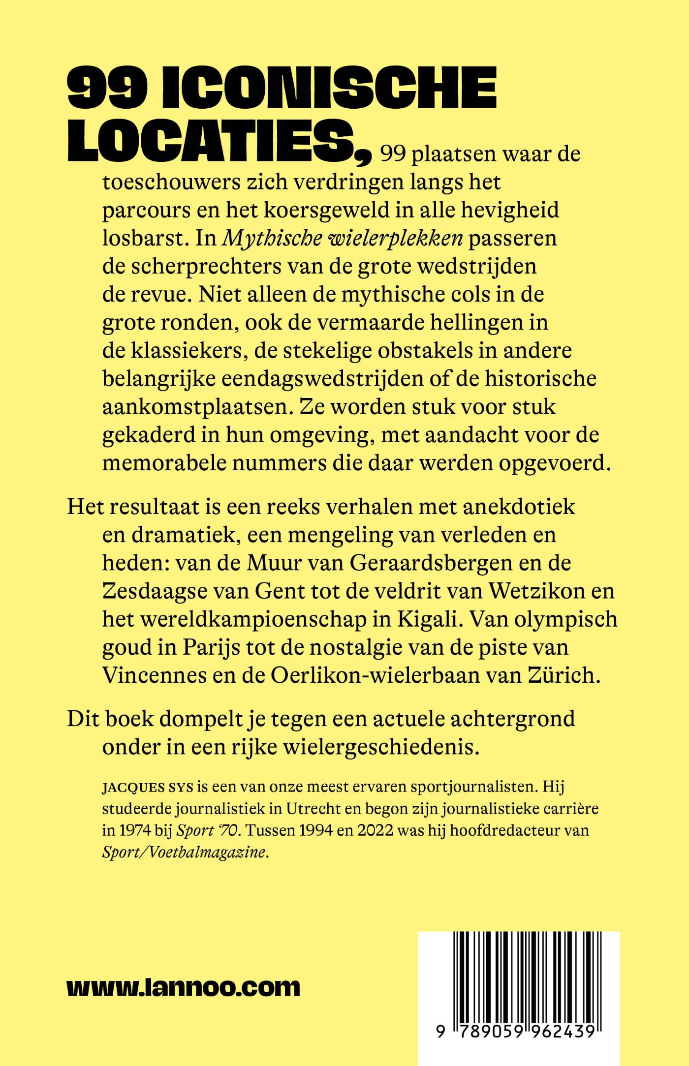 Achterkant van Mythische wielerplekken