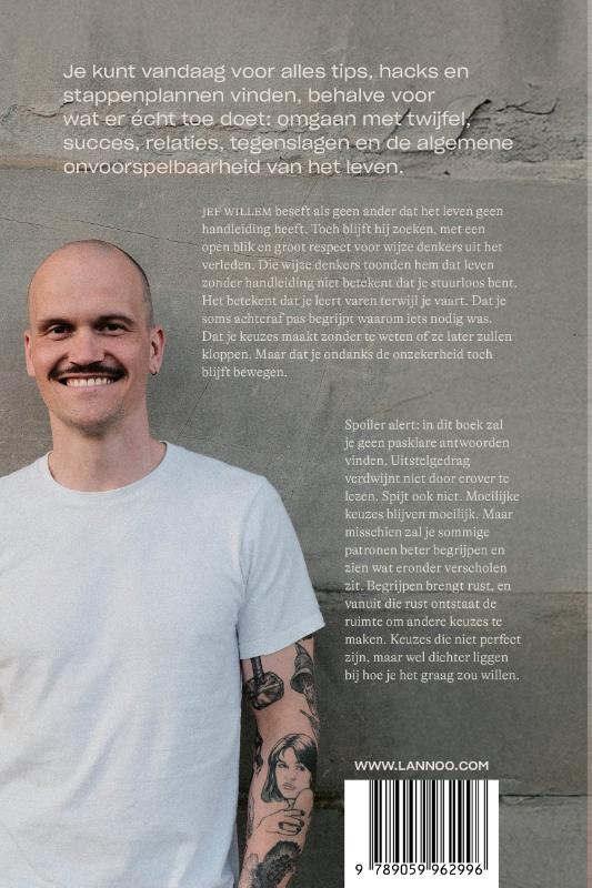 Achterkant van Een handleiding voor een leven zonder handleiding