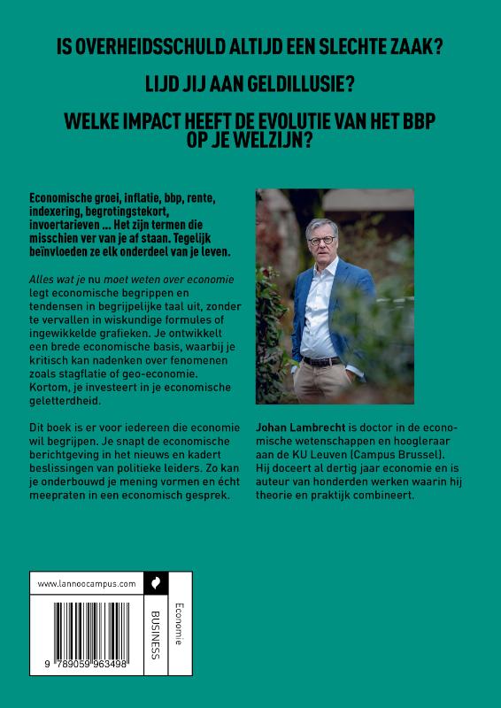 Achterkant van Alles wat je nu moet weten over economie