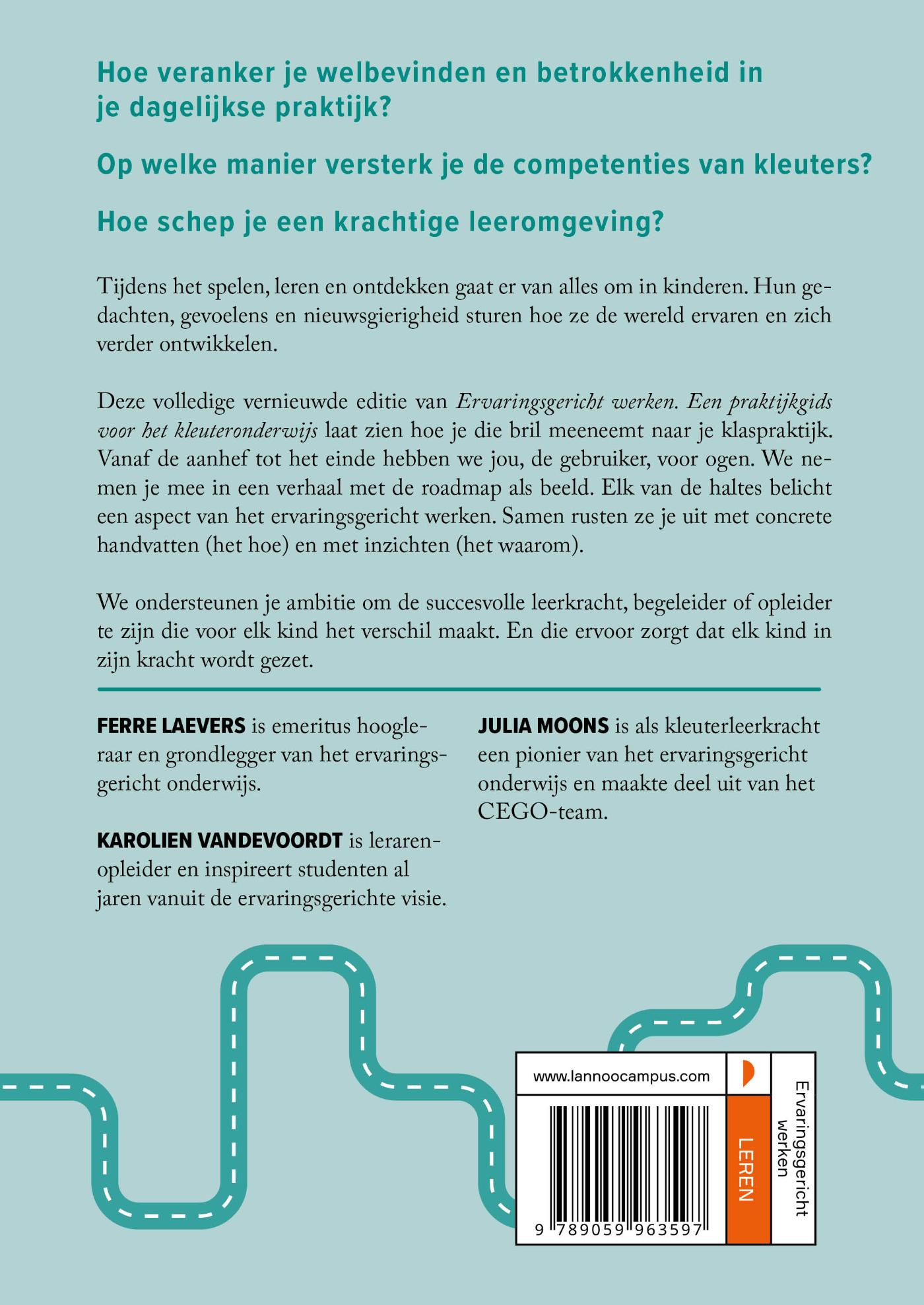 Achterkant van Een praktijkgids voor het kleuteronderwijs