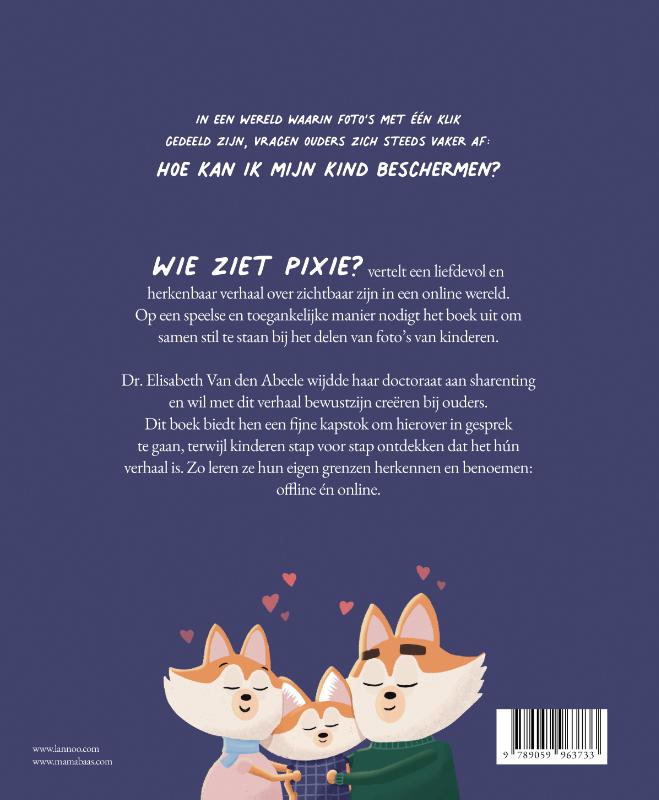 Achterkant van Wie ziet Pixie?