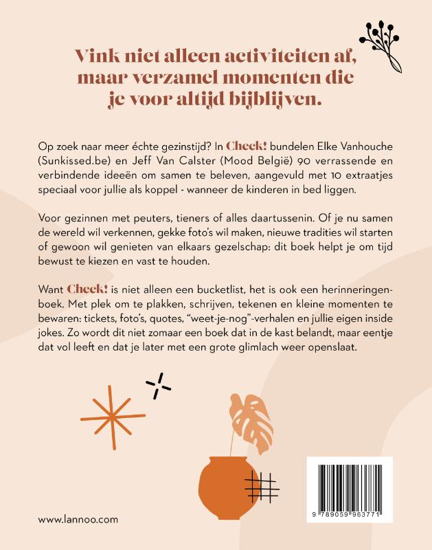 Achterkant van Check! De gezins-afvinklijst vol herinneringen