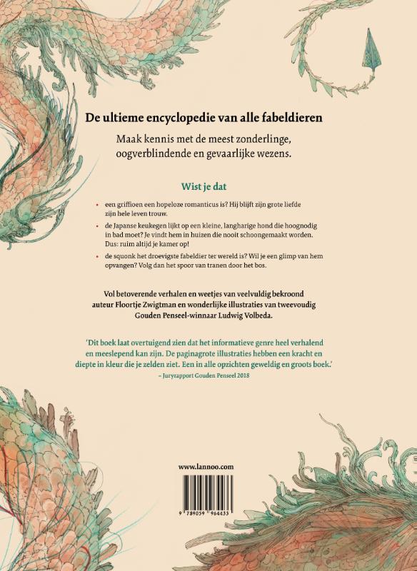 Achterkant van Fabeldieren