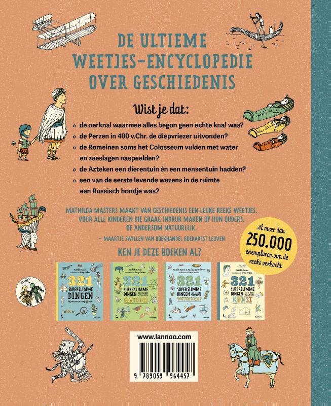Achterkant van 321 superslimme dingen die je moet weten over geschiedenis