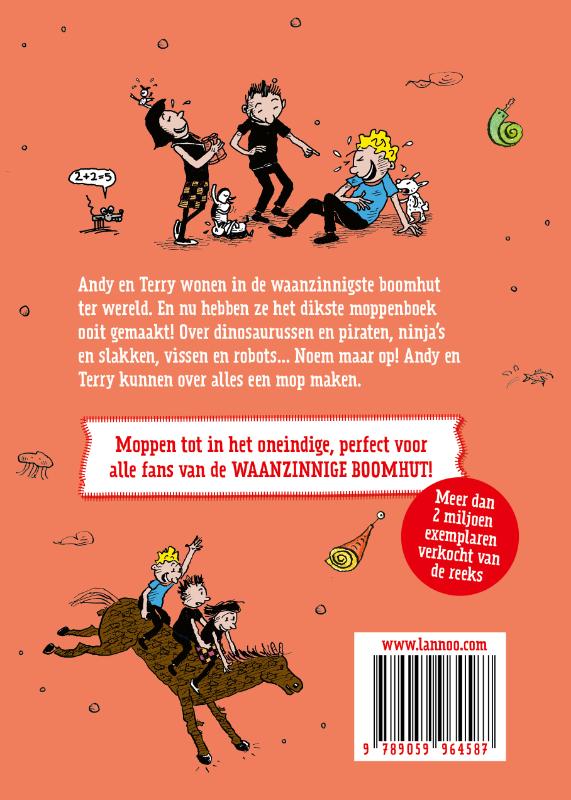 Achterkant van Het superdikke waanzinnige moppenboek