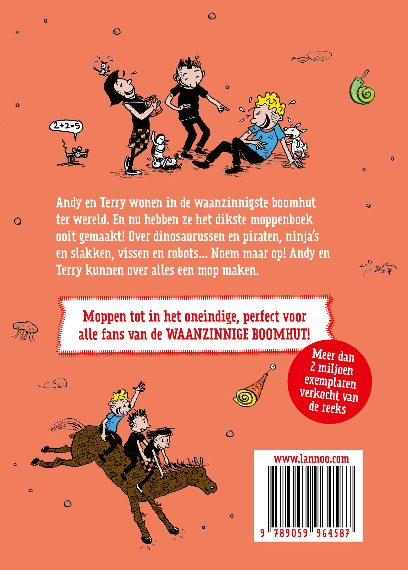 Achterkant van Het superdikke waanzinnige moppenboek