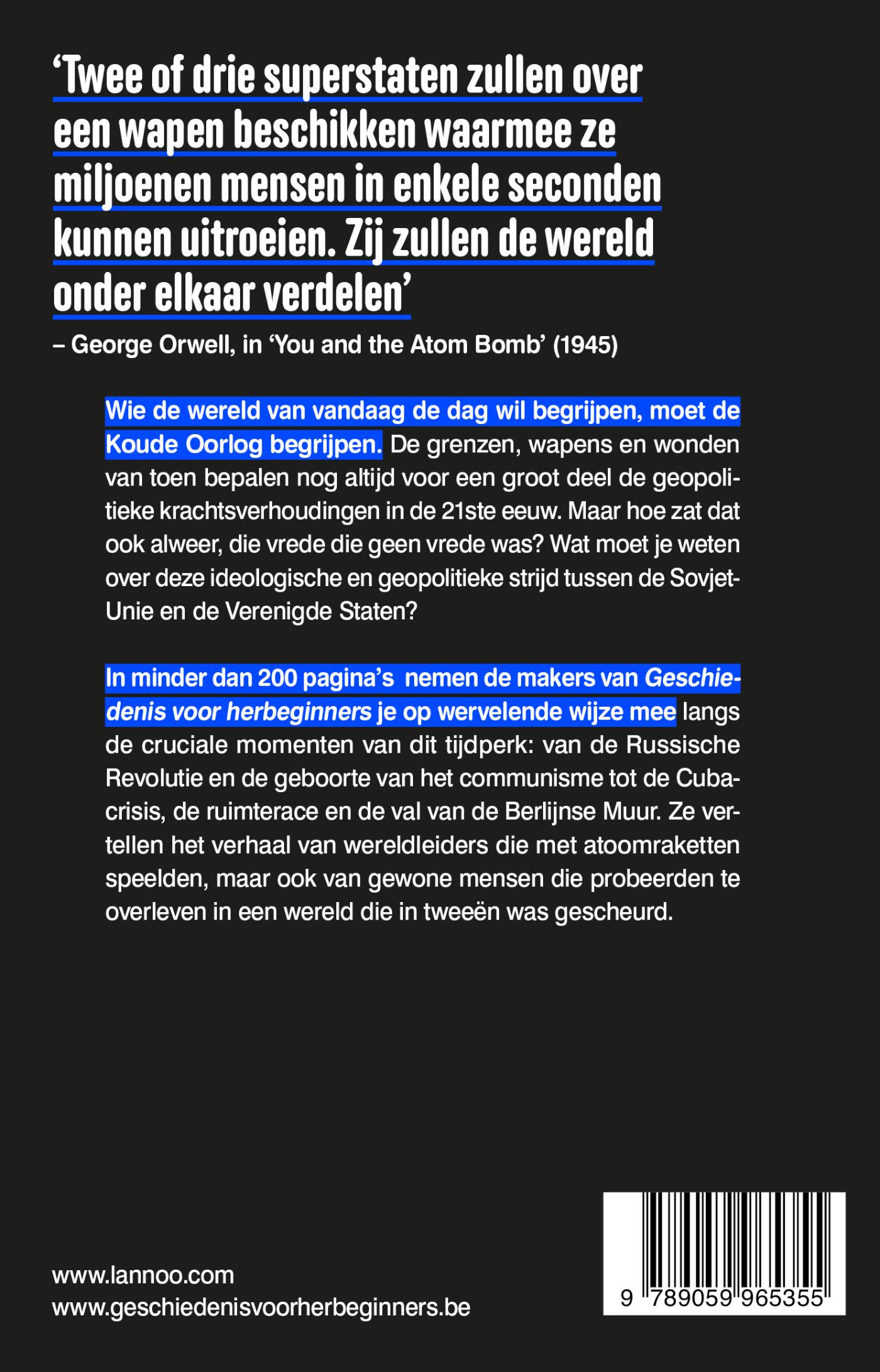Achterkant van De Koude Oorlog voor herbeginners