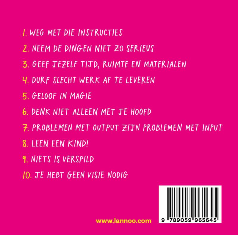 Achterkant van Noem het geen kunst