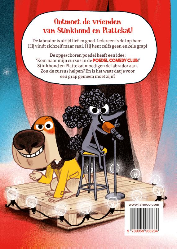 Achterkant van Vrienden van Stinkhond - De labrador steelt de show