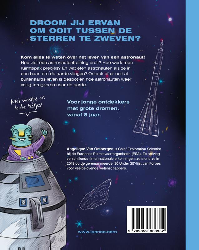 Achterkant van Zo word ik astronaut