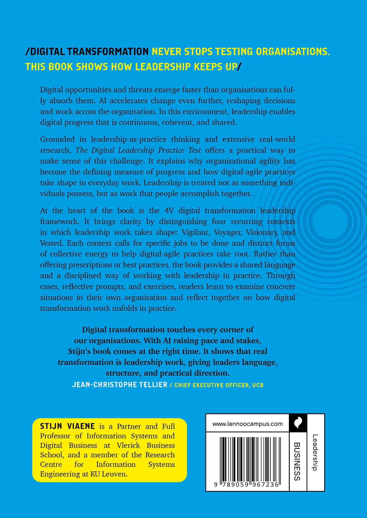 Achterkant van The Digital Leadership Practice Test