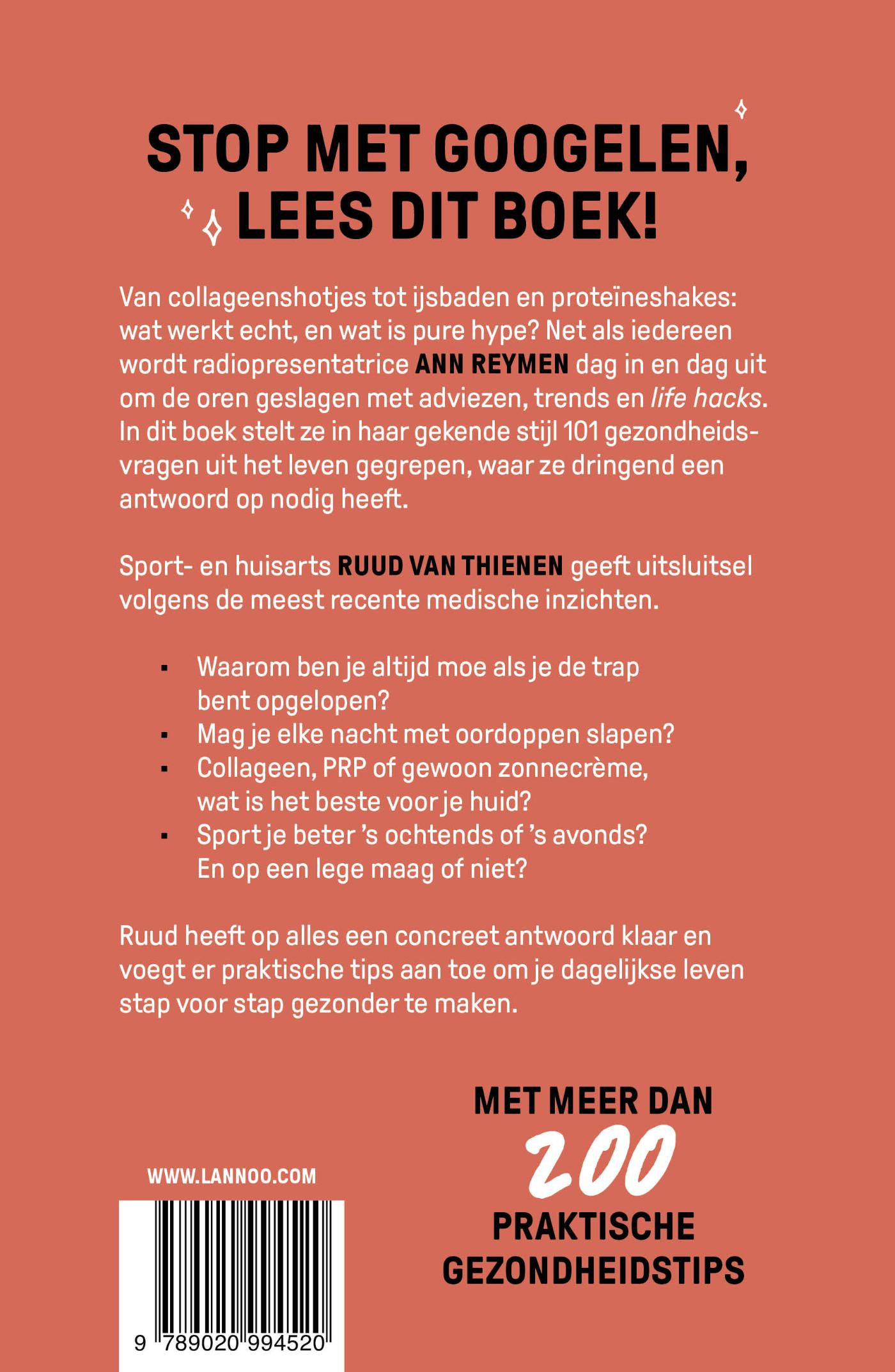 Achterkant van Gezonder zonder zever
