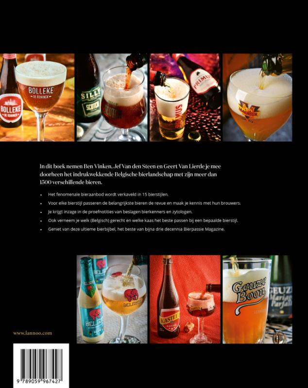 Achterkant van Iconische Belgische bierstijlen
