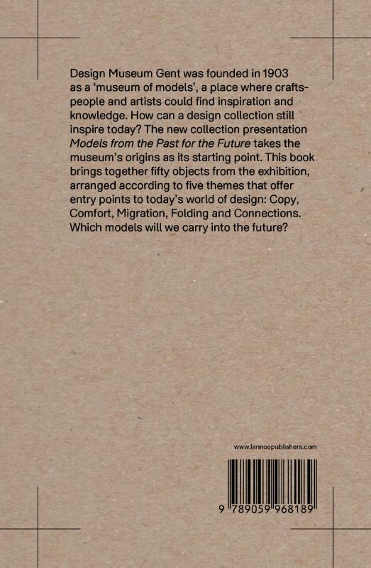 Achterkant van 50 highlights. The collection presentation of Design Museum Gent