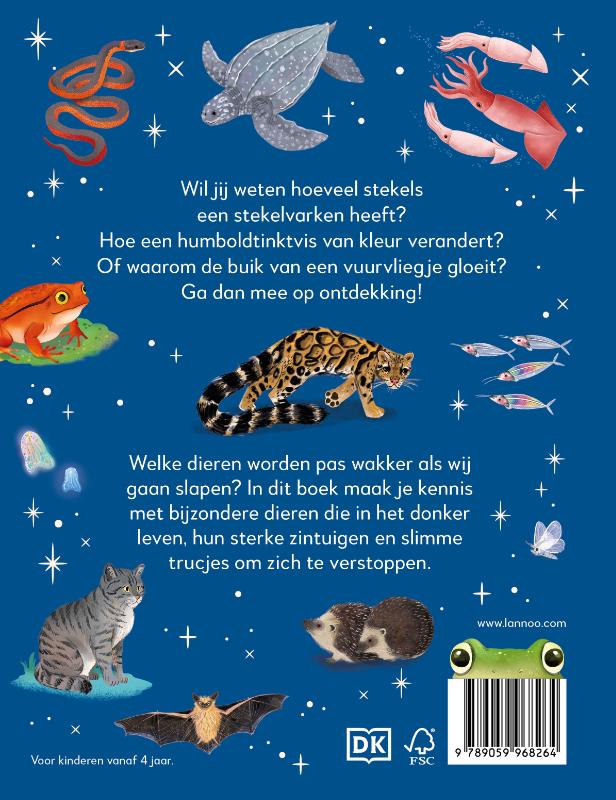 Achterkant van Mijn eerste bijzondere boek van alle nachtdieren