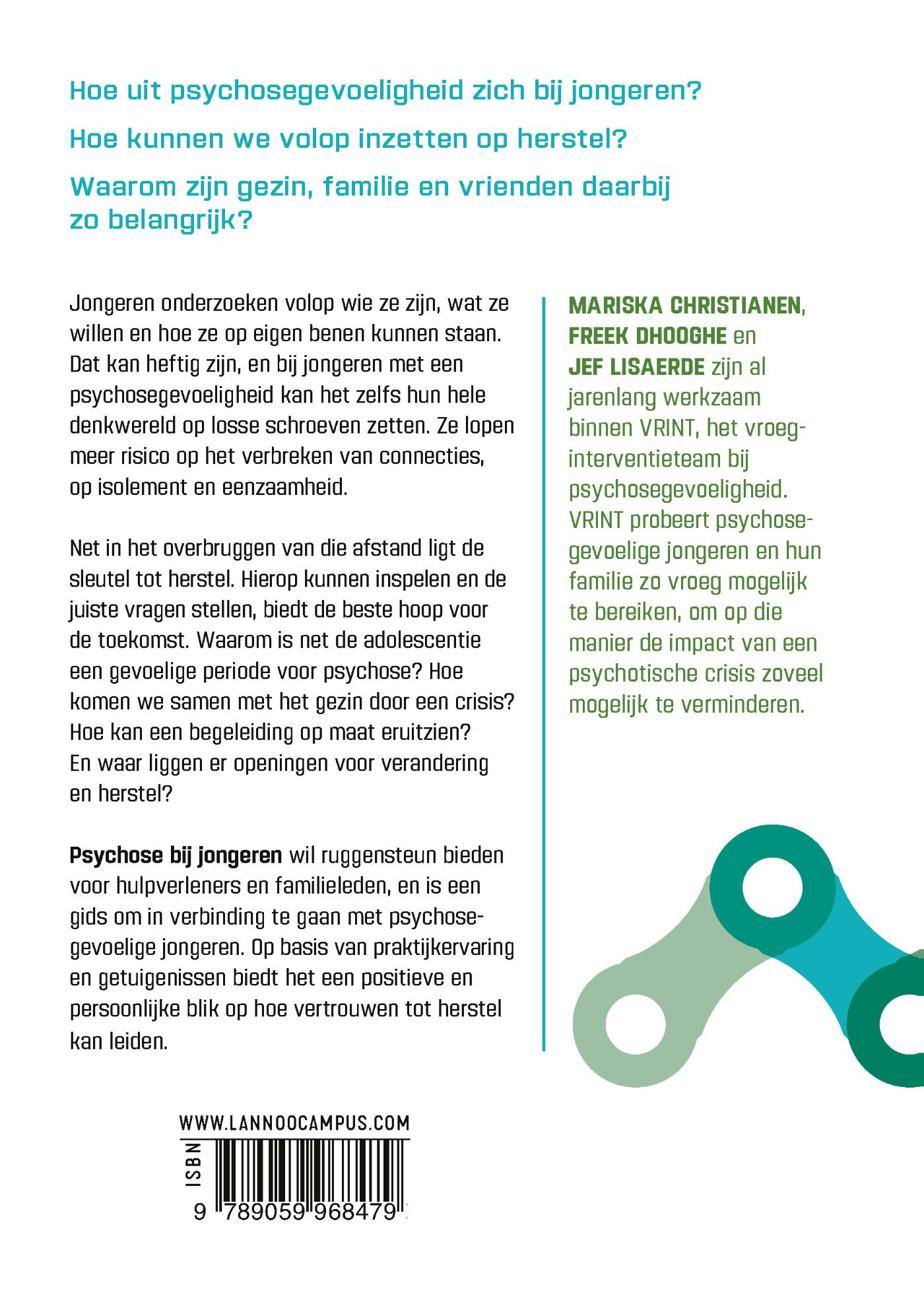 Achterkant van Psychose bij jongeren