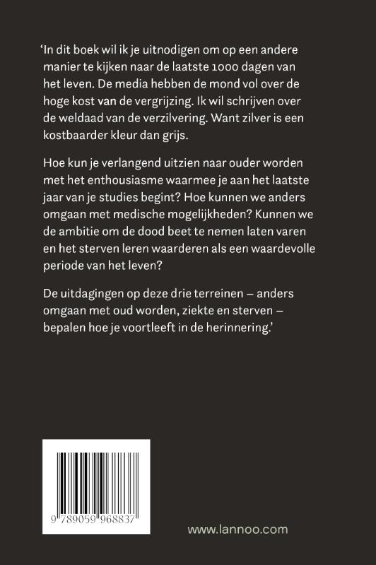 Achterkant van De laatste 1000 dagen