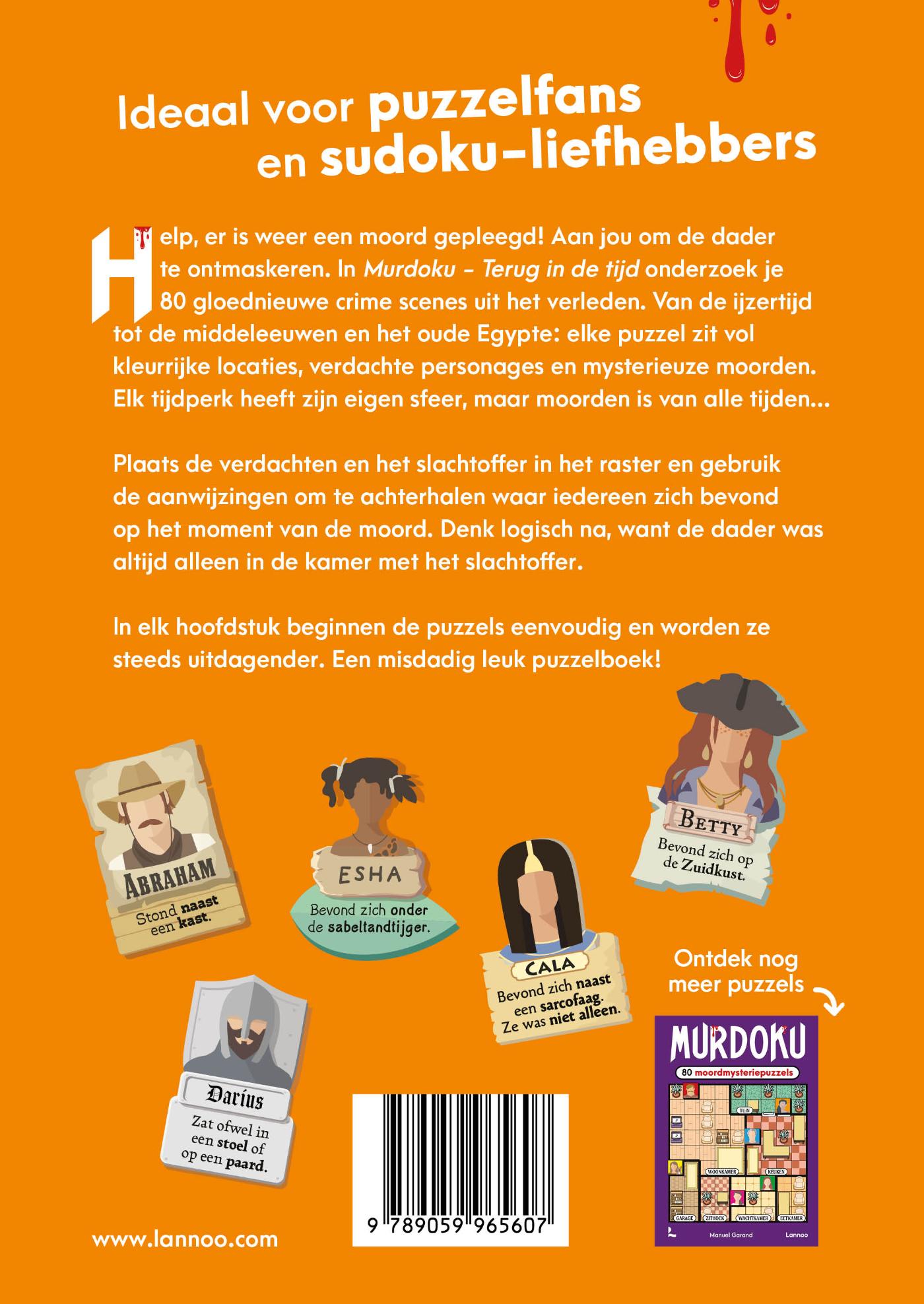 Achterkant van Murdoku Terug in de tijd