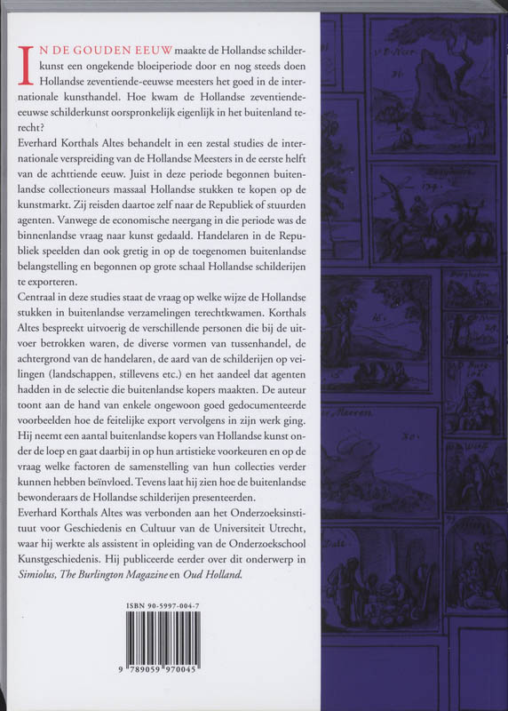 Achterkant van De verovering van de internationale kunstmarkt door de zeventiende-eeuwse schilderkunst