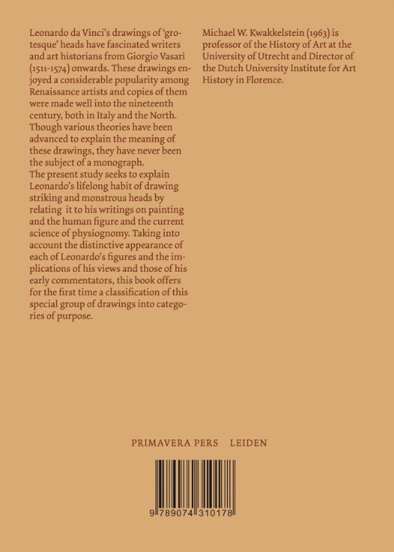 Achterkant van Leonardo da Vinci as a physiognomist