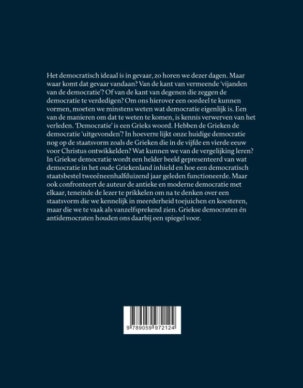 Achterkant van Griekse democratie