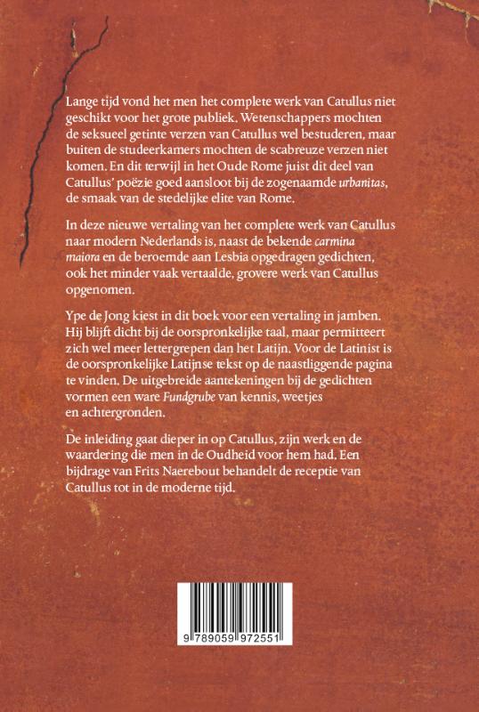 Achterkant van Catullus