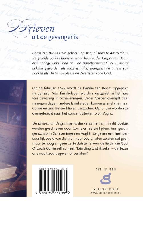 Achterkant van Brieven uit de gevangenis