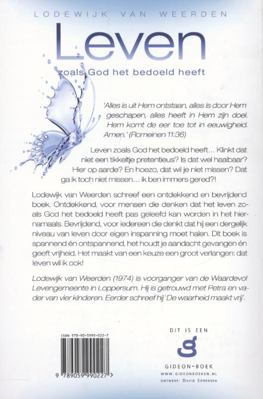 Achterkant van Leven zoals God het bedoeld heeft