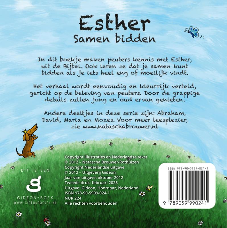 Achterkant van Esther