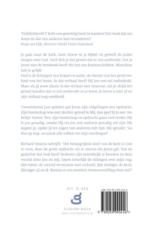 Achterkant van Onvoltooid