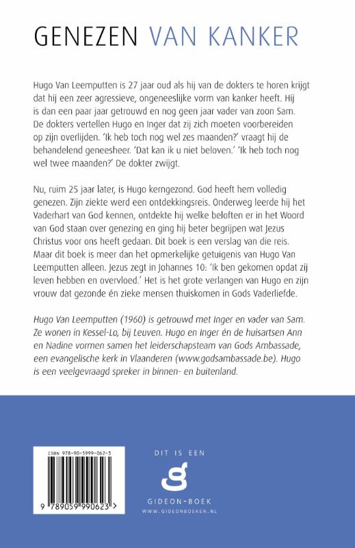 Achterkant van Genezen van kanker