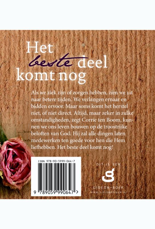 Achterkant van Het beste deel komt nog