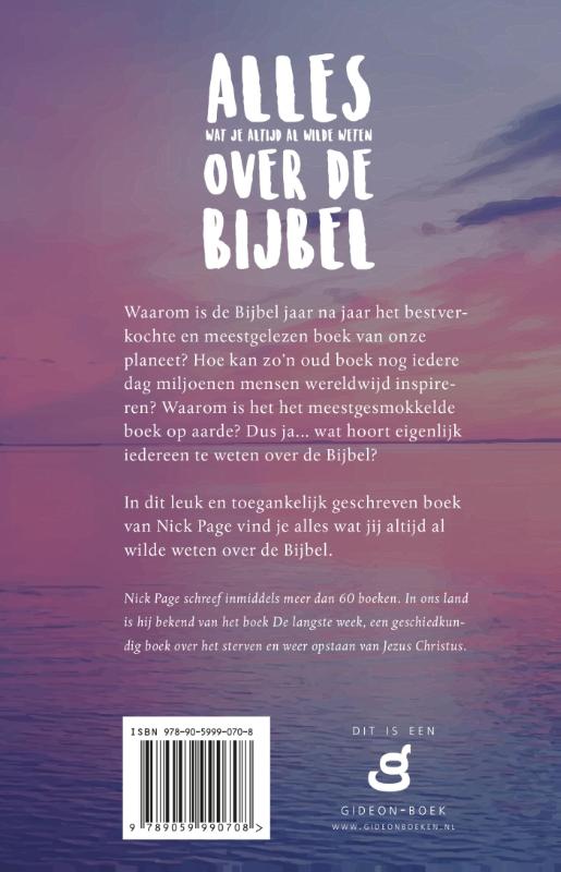 Achterkant van Alles over de Bijbel