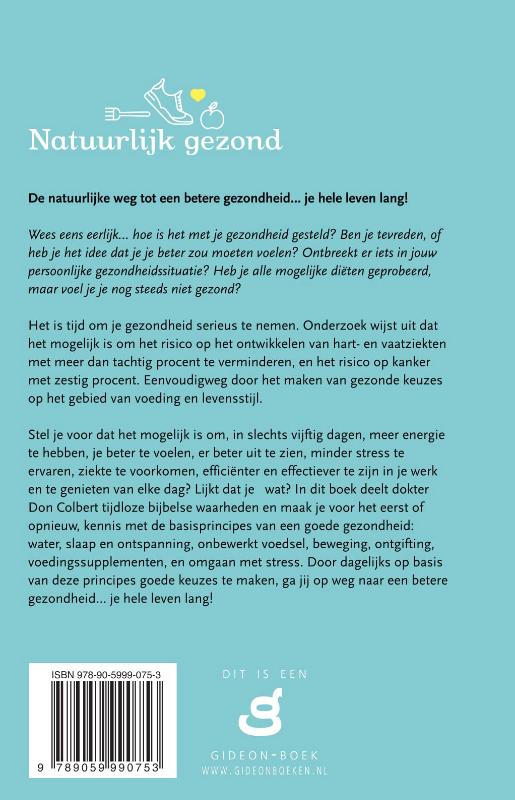 Achterkant van Natuurlijk gezond