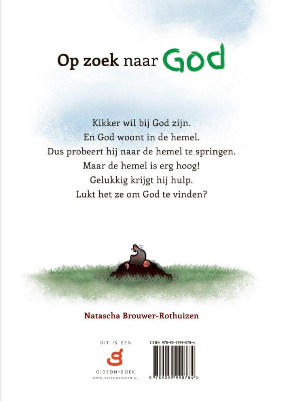 Achterkant van Op zoek naar God