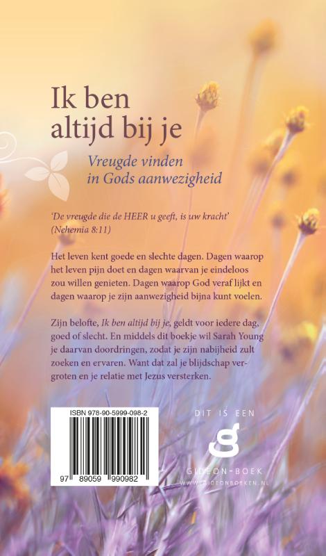 Achterkant van Ik ben altijd bij je