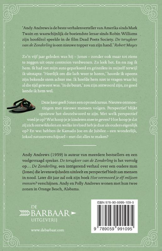 Achterkant van De terugkeer van de Zonderling