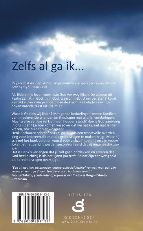 Achterkant van Zelfs al ga ik...