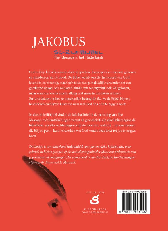 Achterkant van Jakobus