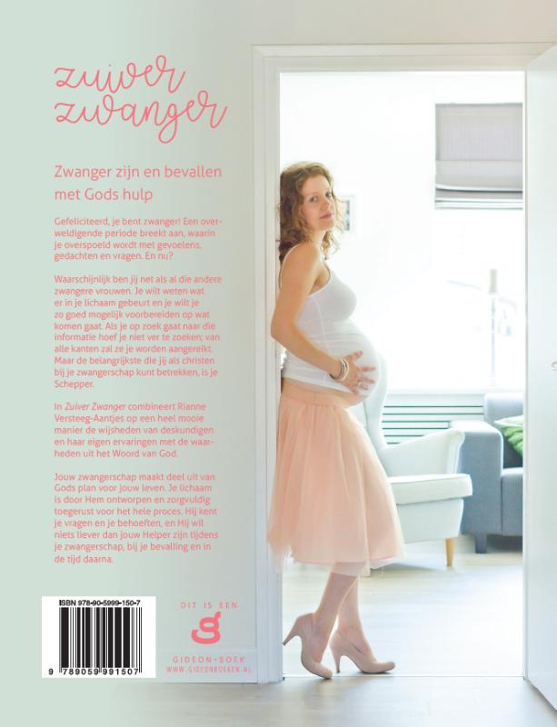 Achterkant van Zuiver zwanger