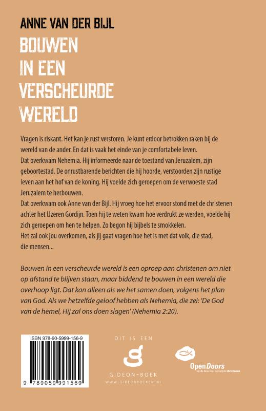 Achterkant van Bouwen in een verscheurde wereld